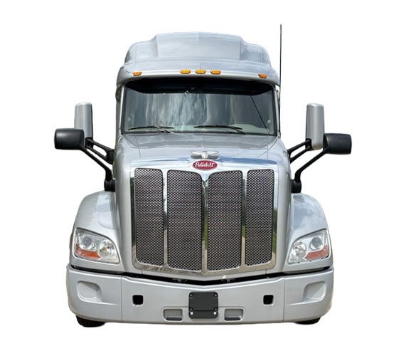 Silver 2021 Peterbilt 579