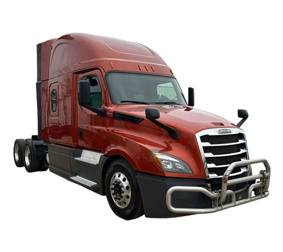 Red 2020 Freightliner Cascadia
