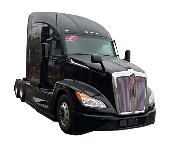 Black 2021 Peterbilt 579