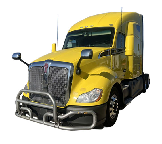 Yellow 2022 Kenworth T680